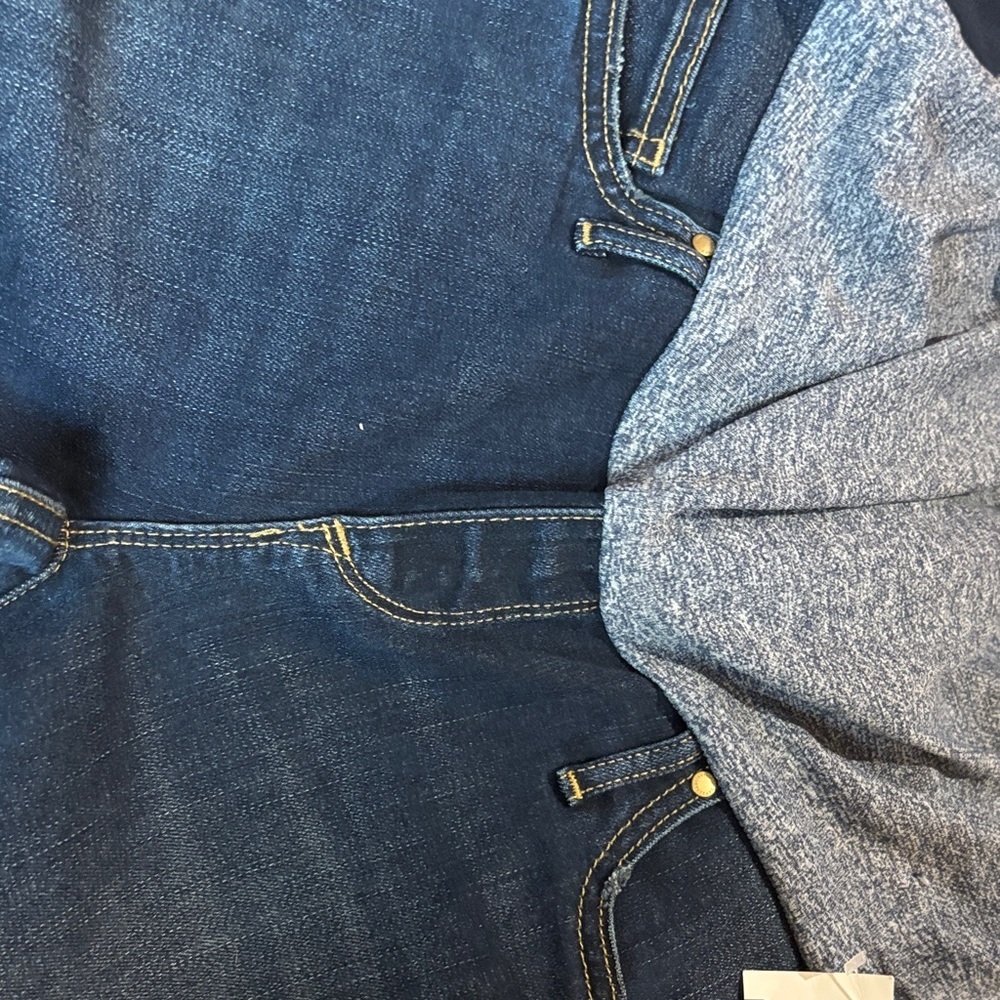 Dark Blue Denim True Skinny 27S Maternity jeans - Picture 6 of 7